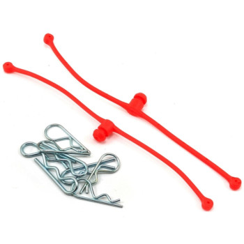 BODY CLIPS RETAINERS RED 2PC DUB 2248