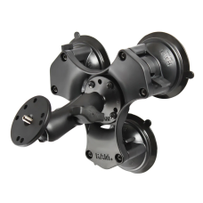RAM MOUNTS KIT 4 SUCTION TRIPLE MOUNT WITH STUD RAP-B-365-224-202AU