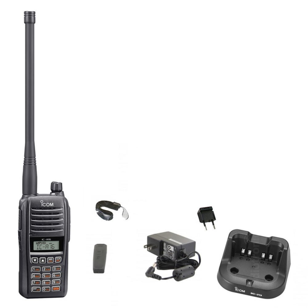 ICA16 VHF AIRBAND TRANSCEIVER (118137 MHZ)