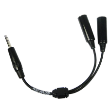 PILOT-USA ADAPTER DUAL TO SINGLE PLUG 0.25 PA-91