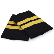 PILOT UNIFORM EPAULETS/PALETERAS (AERO PHOENIX) 2-BAR GOLD WAPX700-2GM