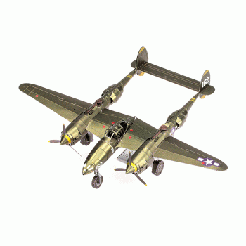 FASCINATIONS INC METAL EARTH ICX143 P-38 LIGHTNING