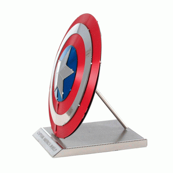 FASCINATIONS INC METAL EARTH MMS321 CAPTAIN AMERICA SHIELD