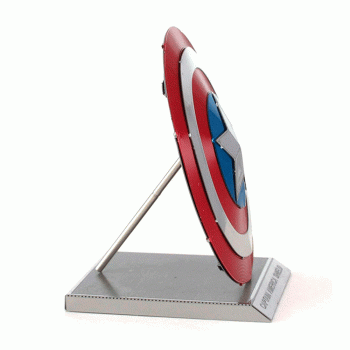 FASCINATIONS INC METAL EARTH MMS321 CAPTAIN AMERICA SHIELD