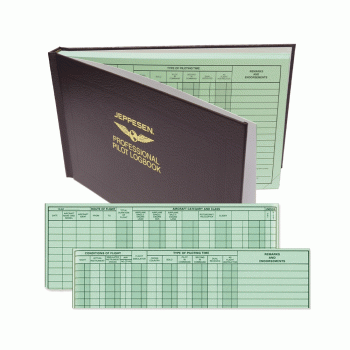 JEPPESEN LOGBOOK PROFESSIONAL JS506050/55 10001795-006