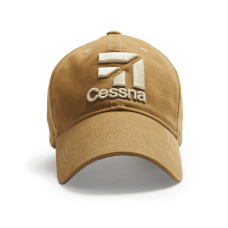 RED CANOE BRANDS CAP CESSNA BROWN U-CAP-CESS-TN