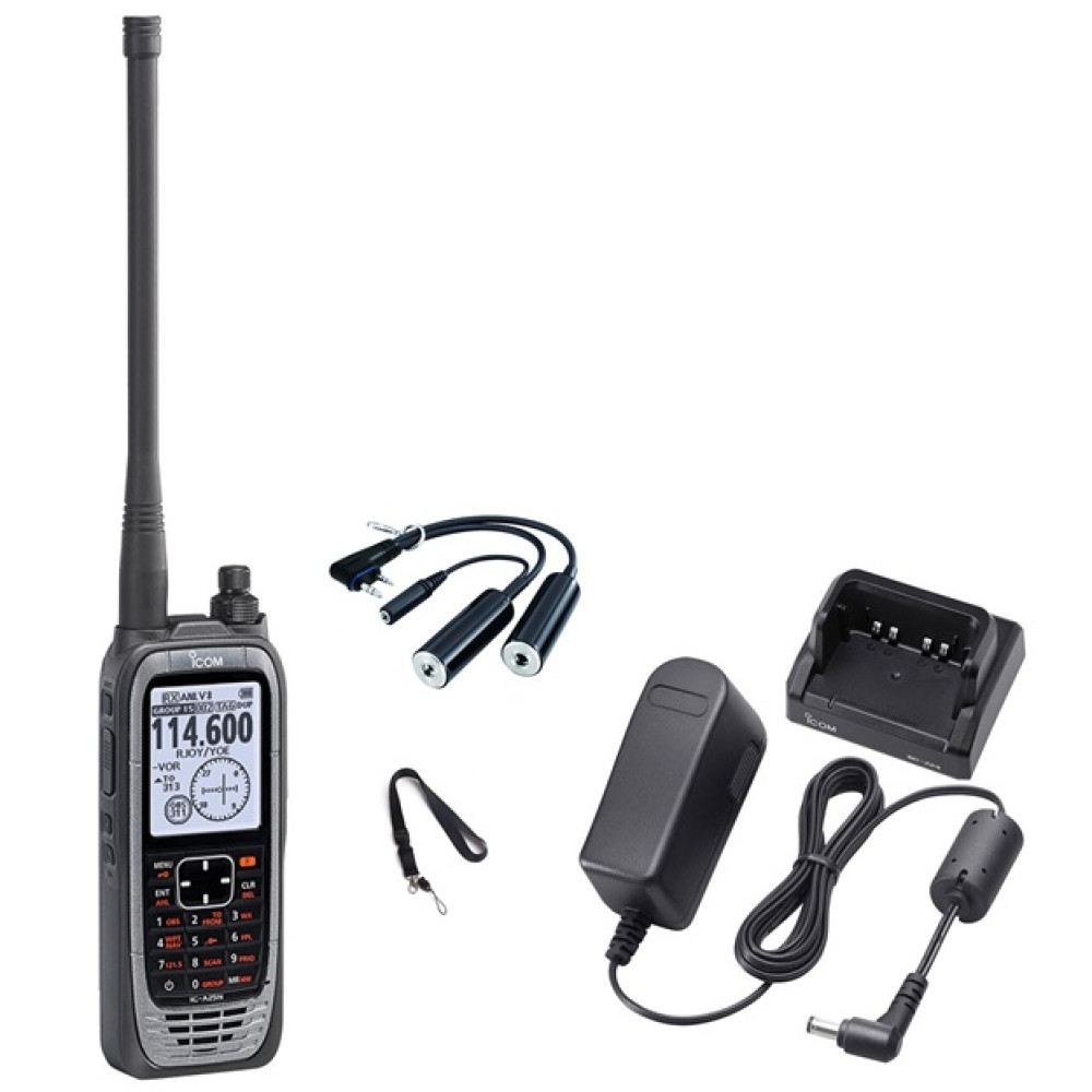 ICOM IC-A25N Handheld VHF Airband Transceiver (Nav/Comm)