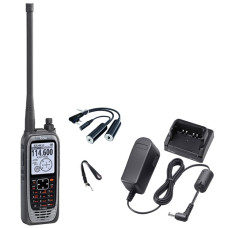 ICOM IC-A25N BLUETOOTH GPS VHF AIRBAND TRANSCEIVER (118-137 MHZ)
