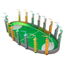 FASCINATIONS INC METAL EARTH MMS466 HARRY POTTER QUIDDITCH PITCH