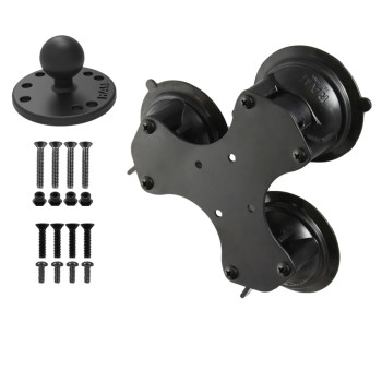 RAM MOUNTS KIT 4 SUCTION TRIPLE MOUNT RAM-333-224-1U-X