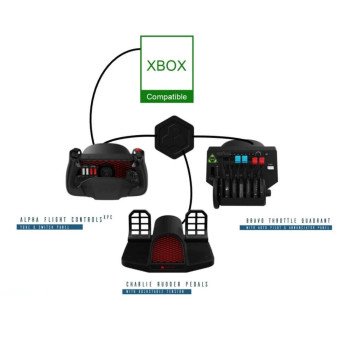 HONEYCOMB SIMULATORS ALPHA FLIGHT CONTROL YOKE XPC HC003653