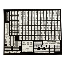 DECAL - AIRCRAFT INTERIOR MARKING KIT