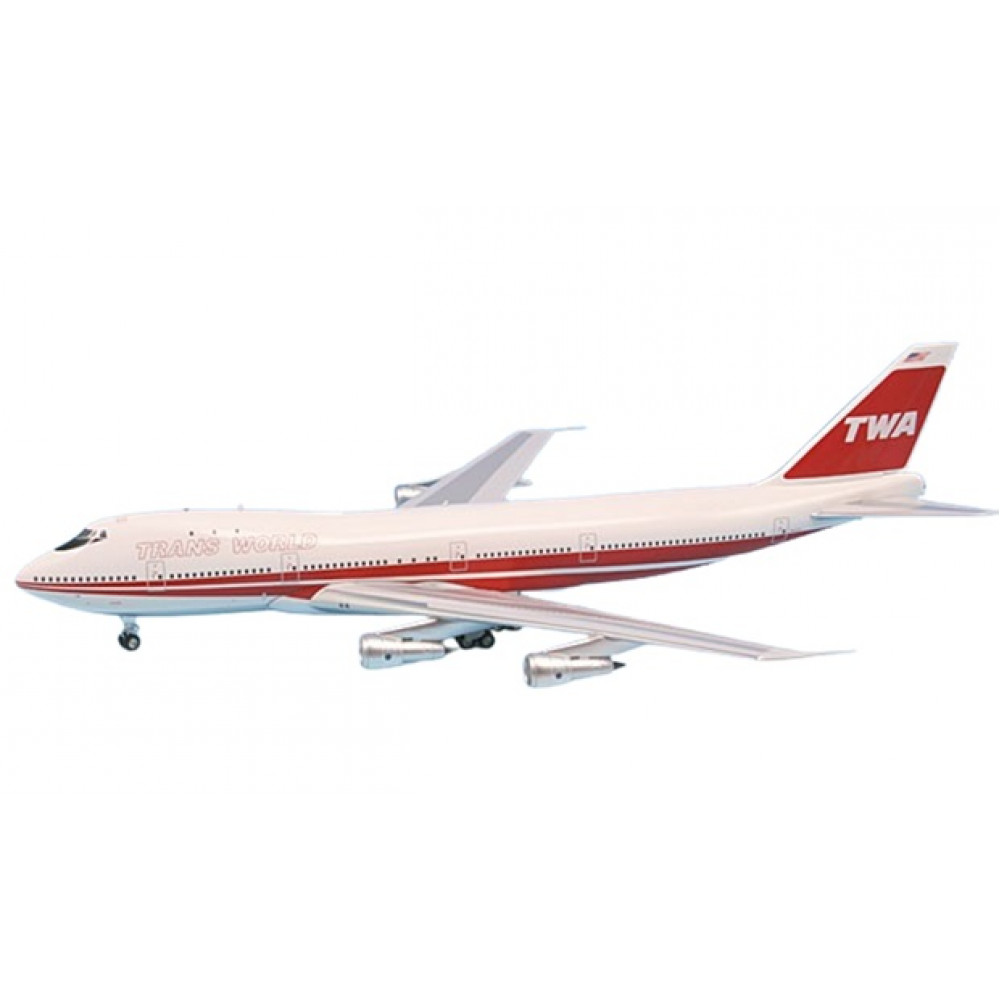 INFLIGHT 1:200 TWA BOEING 747-100 N93115 IF741010 INFLIGHT 1:200 TWA BOEING 747-100 N93115 IF741010