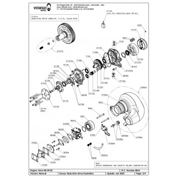 VITTORAZI ATOM80 KIT FOR REDUCTION DRIVE OVERHAUL AT161K VITTORAZI ATOM80 KIT FOR REDUCTION DRIVE OVERHAUL AT161K