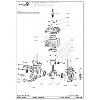 VITTORAZI ATOM80 BEARING 47/20/14MM - TVH - C3 (SET OF 2) F003 VITTORAZI ATOM80 BEARING 47/20/14MM - TVH - C3 (SET OF 2) F003