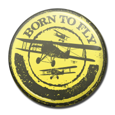 FRIDGE MAGNET - BORN TO FLY NLUS622-BTF