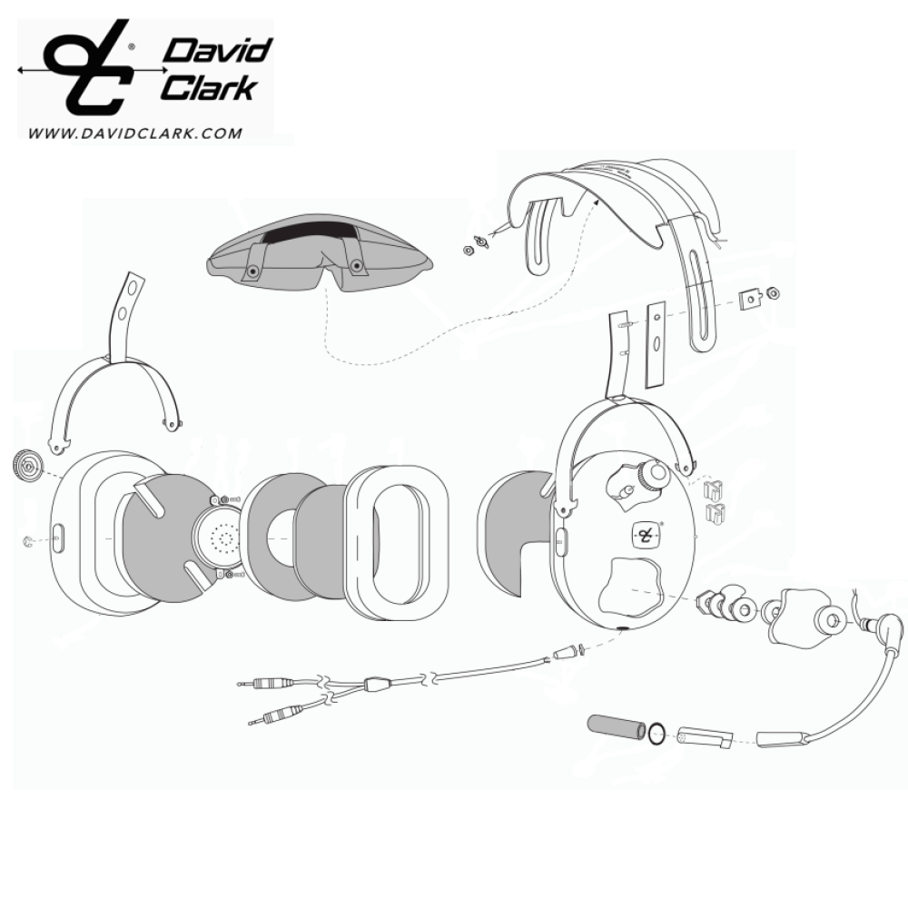 DAVID CLARK PARTS H10 EAR COVER PROTECTOR 22658G-01