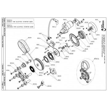 VITTORAZI MOSTER185 ELECTRIC STARTER BUSHES ME301C VITTORAZI MOSTER185 ELECTRIC STARTER BUSHES ME301C