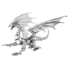 FASCINATIONS INC METAL EARTH ICX023 SILVER DRAGON