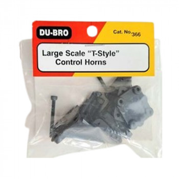 DUBRO LARGE T-STYLE CONTROL HORNS (2PCS) DUB366 DUBRO LARGE T-STYLE CONTROL HORNS (2PCS) DUB366