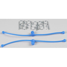 BODY CLIPS RETAINERS BLUE 2PC DUB 2249