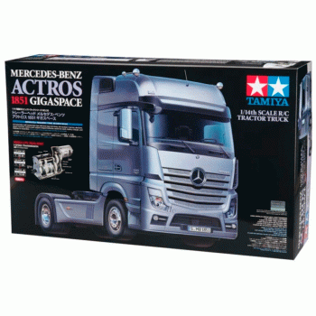 SEMI-TRUCK TAMIYA 1/14 RC MERCEDES-BENZ ACTROS GREY KIT 56335