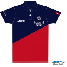 MKS POLO NAVY BLU/RED XL