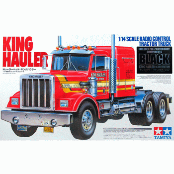 SEMI-TRUCK TAMIYA 1/14 RC KING HAULER BLACK EDITION KIT 56336