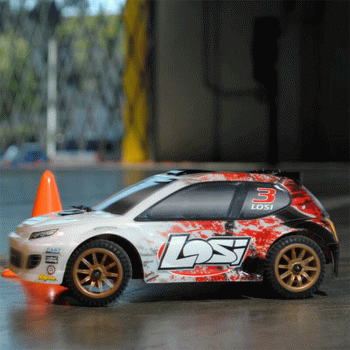 CARRO LOSI 1/24 RALLY CAR RTR LOSB0241 (SEM BATERIA)
