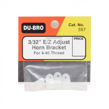 DUBRO E/Z AJUSTABLE HORN BRACKET 4-40 3/32 DUB557