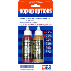 TAMIYA ACC SILICONE DAMPER OIL SOFT SET (#200/#300) 53025