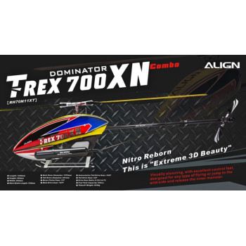 HELICOPTERO ALIGN T-REX 700XN NITRO COMBO RH70N11XT
