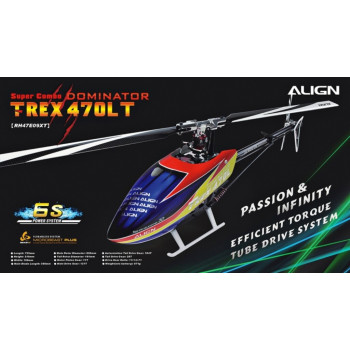 HELICOPTERO ALIGN T-REX 470LT SUPER COMBO RH47E09XT