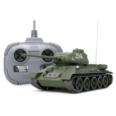 TANK TAMIYA 1/35 RC T34-85 RUSSIAN 48208