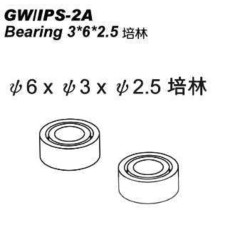 DF IPS-2A BEARING 6X3X2.5 MAIN