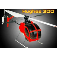 FUZELAGEM HUGHES 300 VERMELHO