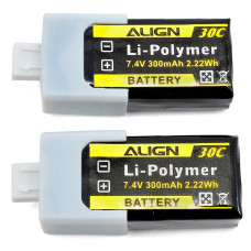 PACK ALIGN 7.4V 300MA 30C HBP03001T *2 PECAS*