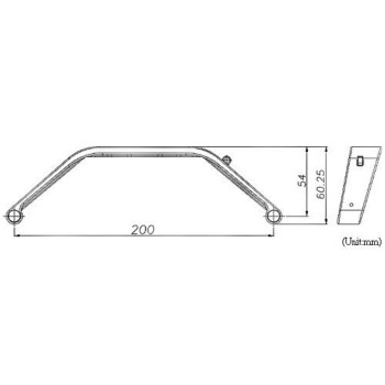 TR600 LANDING SKID CF/NT H60111