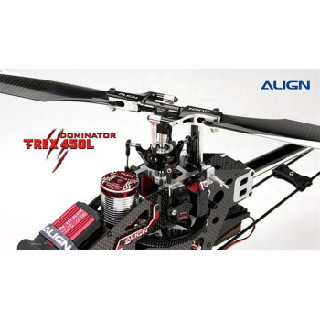 HELICOPTERO ALIGN T-REX 450L DOMINATOR COMBO 3GX FLYBARLESS RH45E10XT