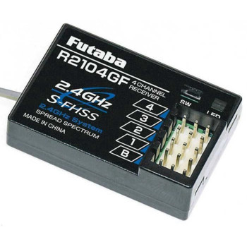 RECEIVER FUTABA 4CH R2104GF (S-FHSS) FOR SURFACE 01102199-3