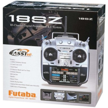 RADIO FUTABA 18CH 18SZ FOR AIR W/R7014SB 2-STICK 01004341-3