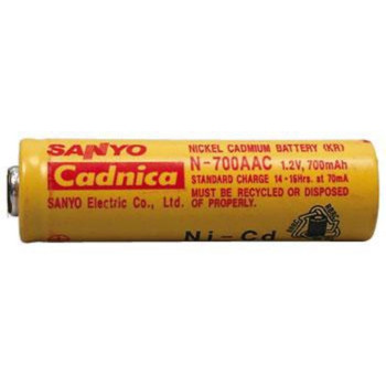 PILHA SANYO 700MA 1.2V W/TAB N700AA