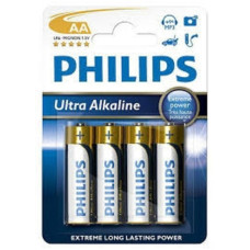 PHILIPS PILA( AA) ULTRA ALKALINA C/4PILA