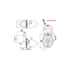 AM-EPS1/A RED.150 S/MOT.3.75:1