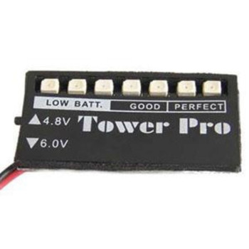 INDIC.CARGA 4.8~6V TOWERPRO WATCH BW4607