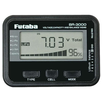 BR3000 BATTERY CHECKER FUTABA FUTM4166