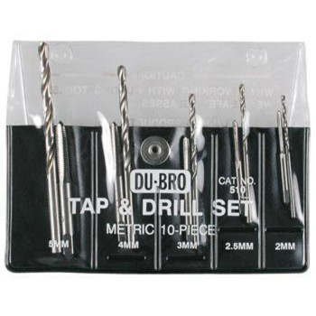 TAP & DRILL KIT 10PC MILIMITROS DUB 510