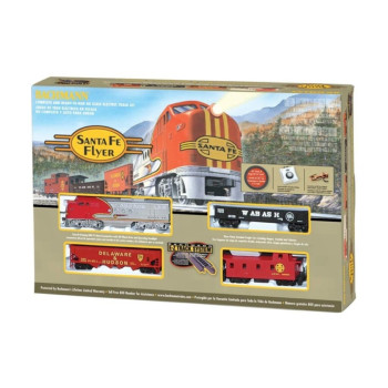 BACHMANN SANTA FE FLYER SET HO 00647