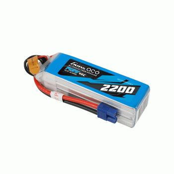 GENS ACE 14.8V 2200MAH 45C LIPO EC3 PLUG