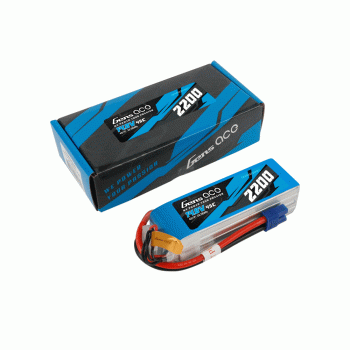 GENS ACE 14.8V 2200MAH 45C LIPO EC3 PLUG